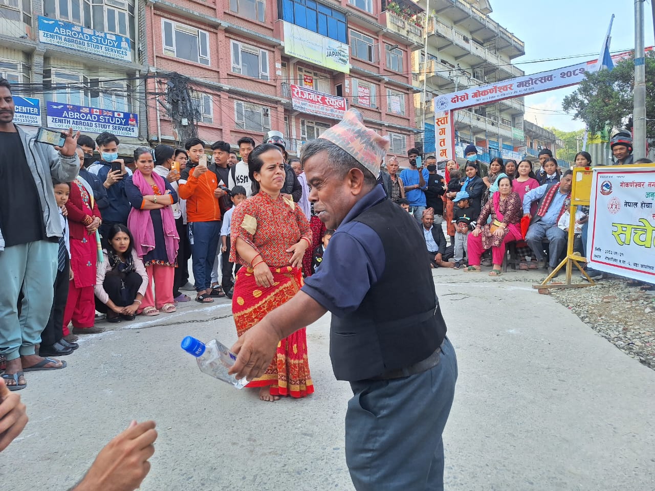 Community activity at the Gokarneshwor awareness programme